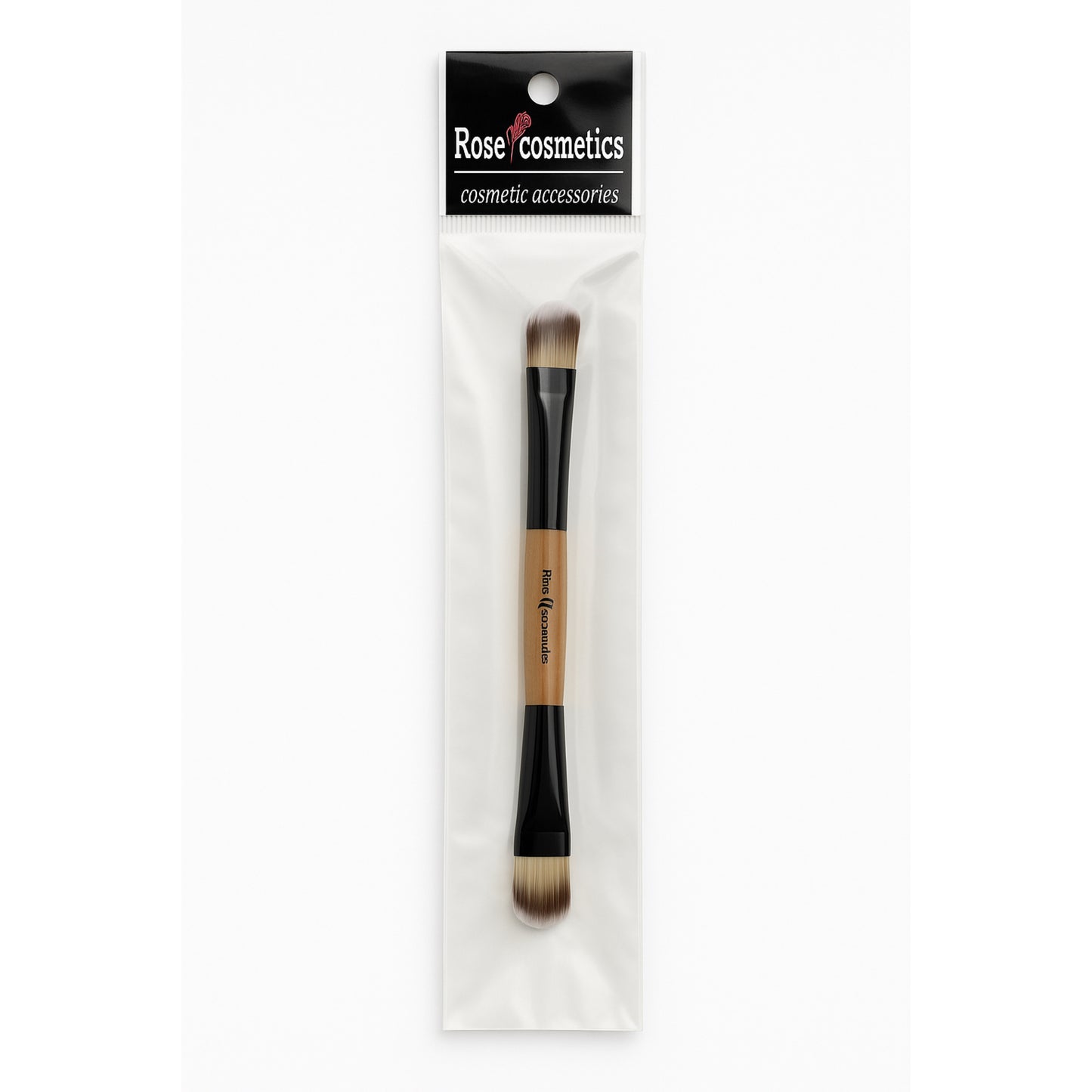 Pensulă dublă pentru machiaj – Rose Cosmetics