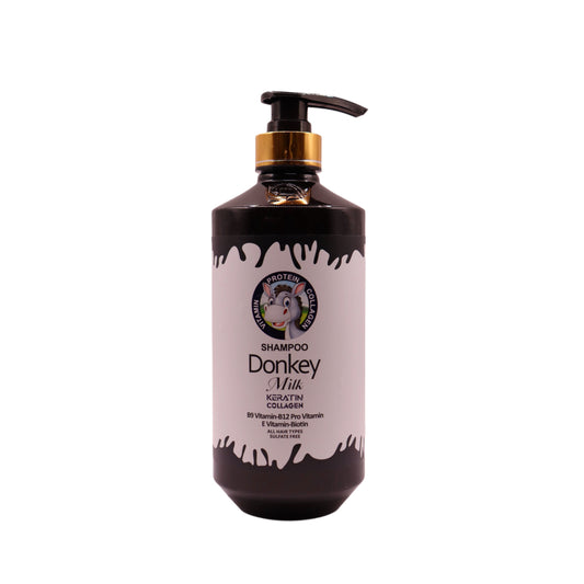 Șampon DONKEY cu lapte de măgăriță Keratina și Colagen 1000ml
