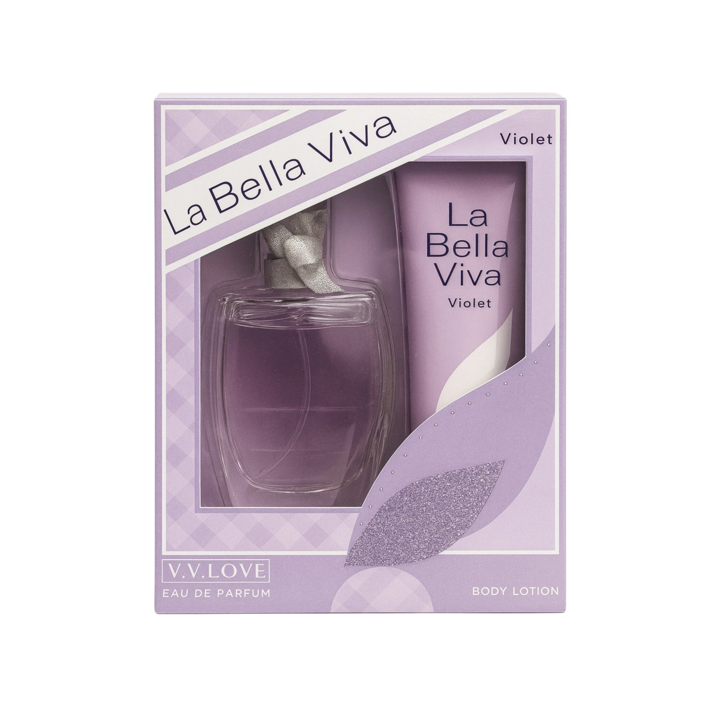 V.V. LOVE La Bella Viva Violet Pour Femme Eau de Parfum și o loțiune de corp