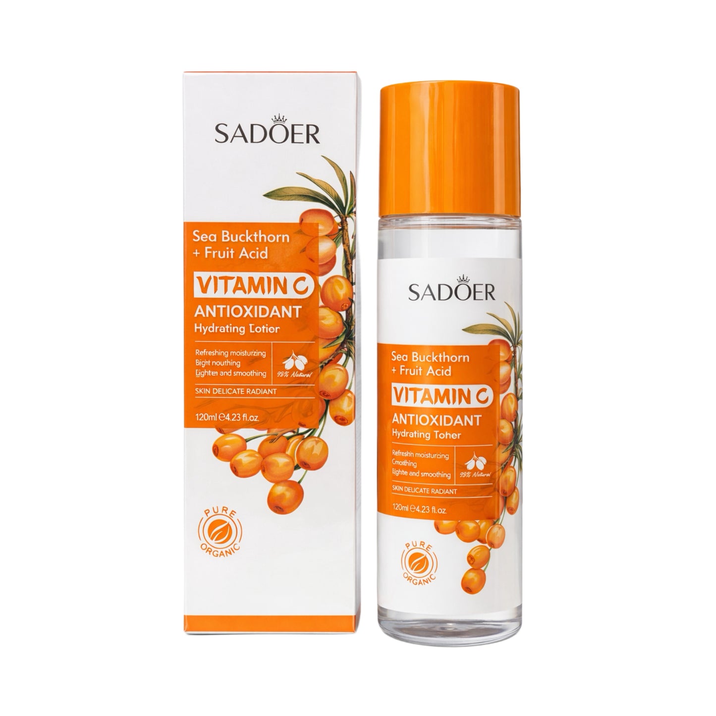 Loțiune tonică hidratantă SADOER cu Vitamina C