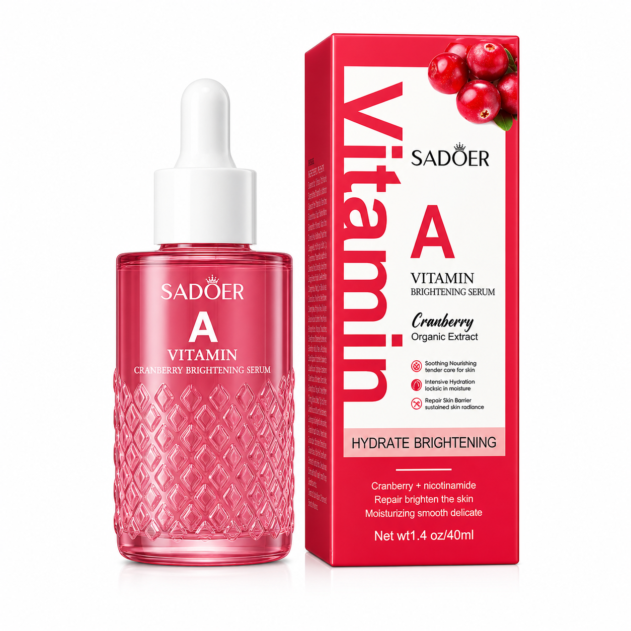 SADOER Vitamin A Cranberry Brightening Serum 40ml SD40176