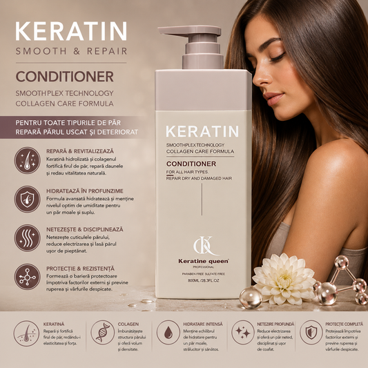 Balsam de păr Keratin Queen Keratin Conditioner 800