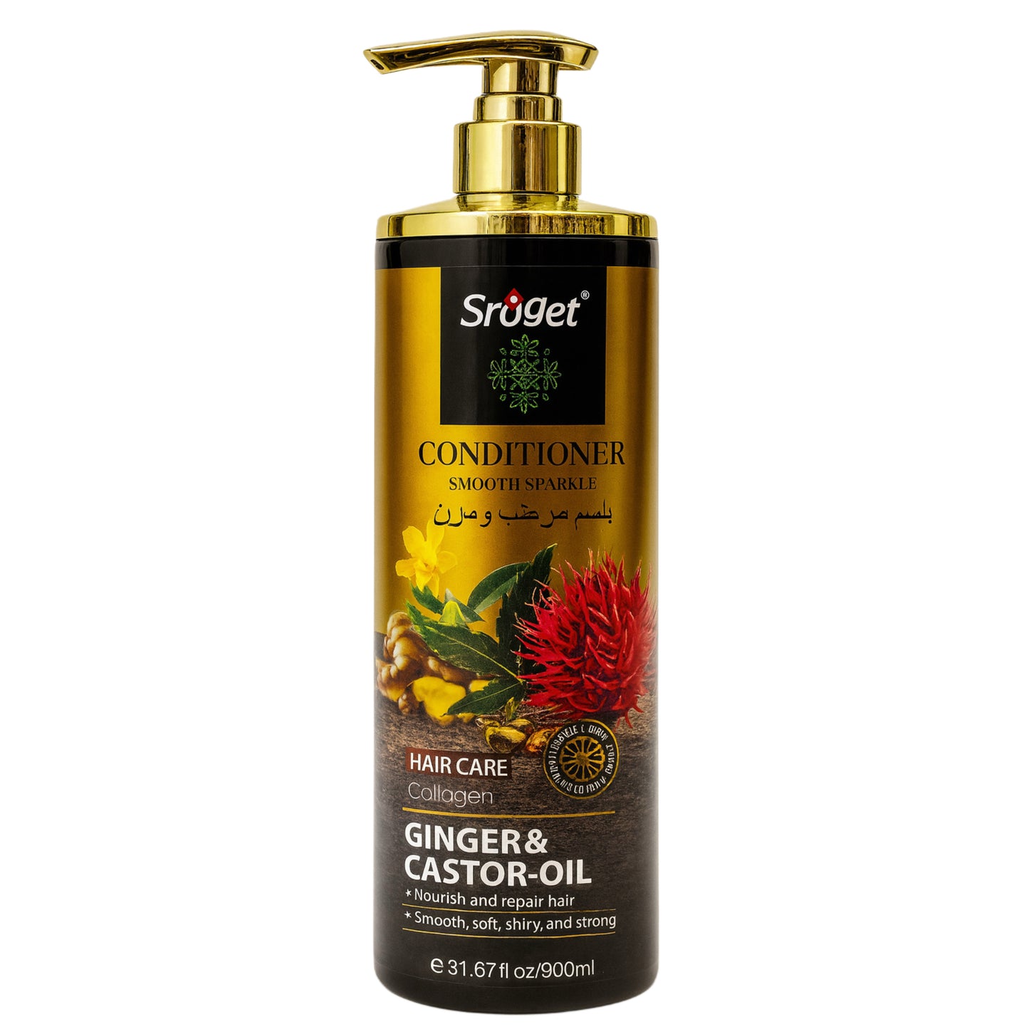 Balsam de păr Sroget Ginger & Castor Oil