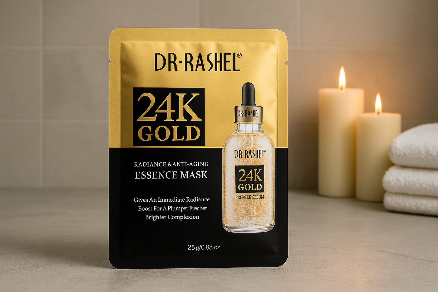 Dr. Rashel mască facială cu foiță de aur. DRL1482