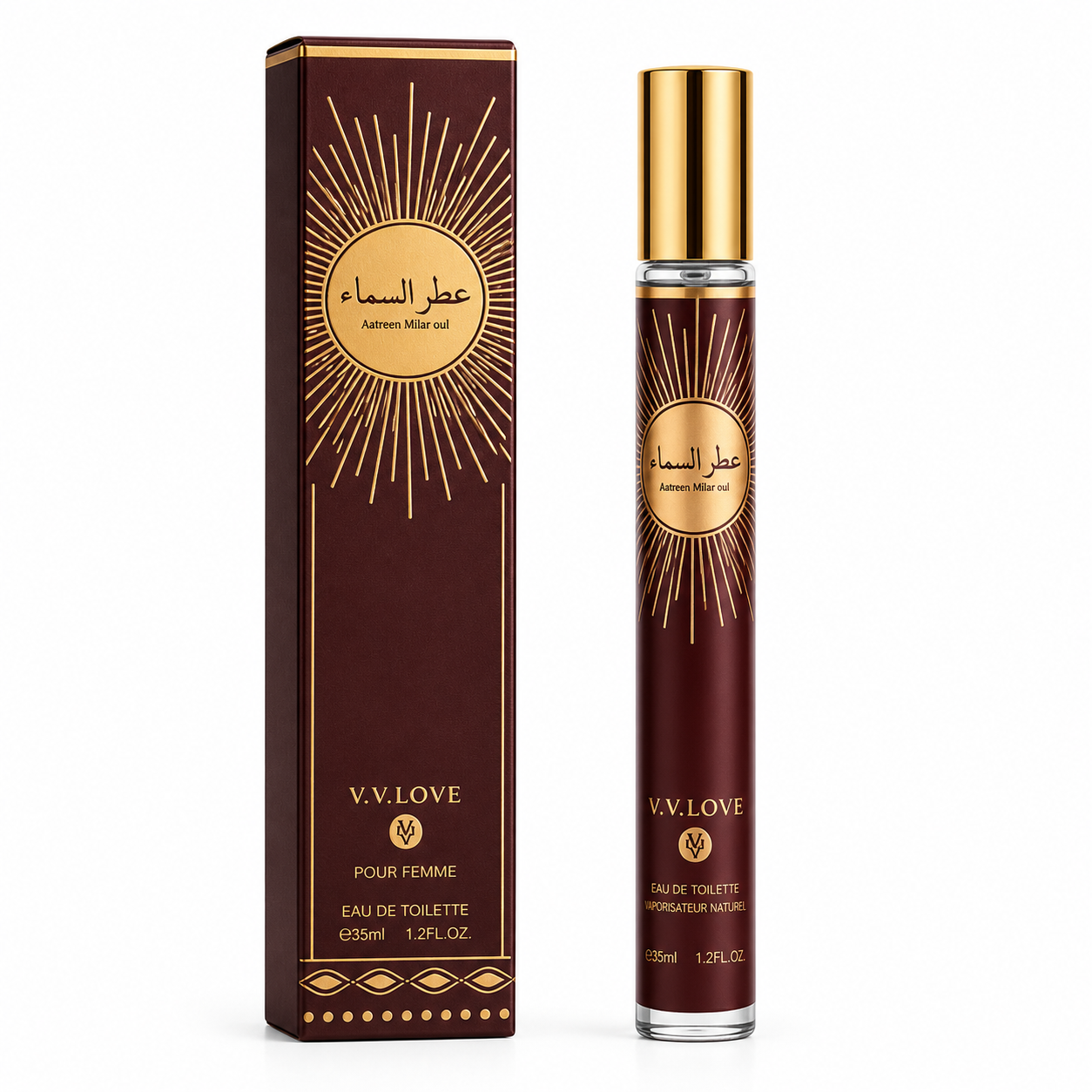 V.V. Love Parfum Aurora Mist Red (Parfum Arabesc pentru Femei) 35 ml VL9054-175