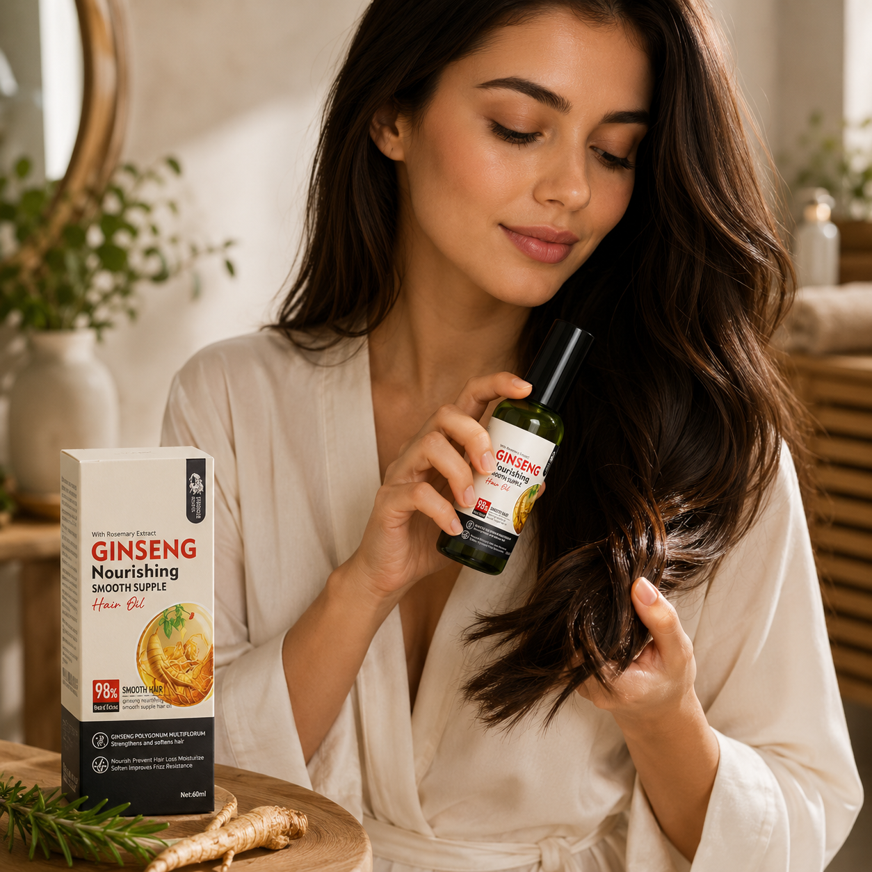 SADOER ULEI PENTRU PĂR CU EXTRACT DE GINSENG 60 ML SD74225