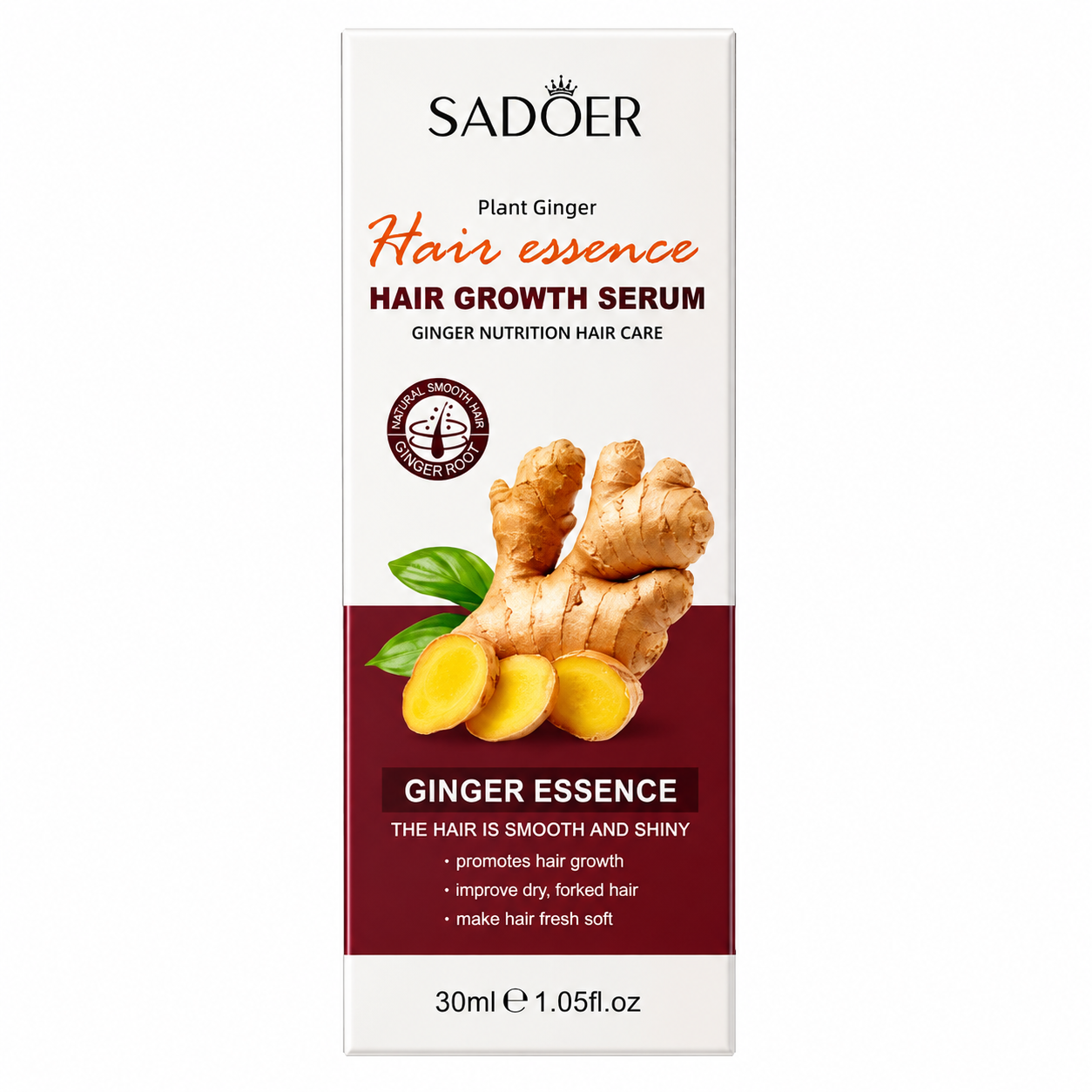 SER PENTRU PĂR CU GHIMBIR SADOER – GINGER ESSENCE HAIR GROWTH SERUM SD93832