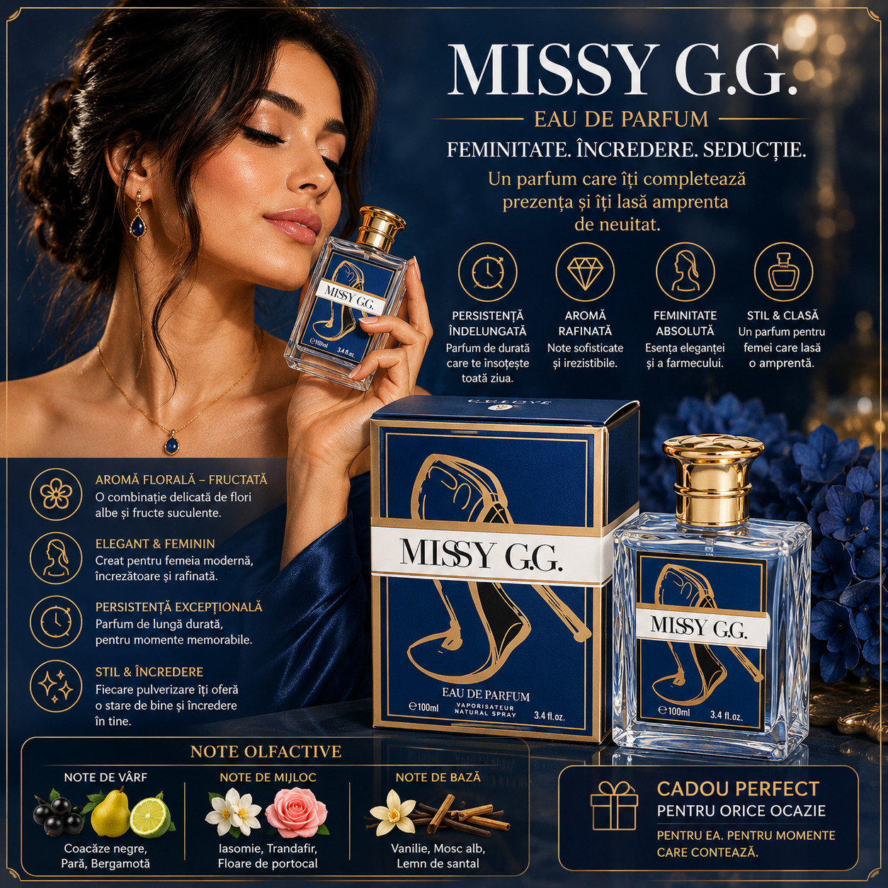 V.V.LOVE MISSY G.G. EAU DE PARFUM PENTRU FEMEI 100 ML VL8901-18