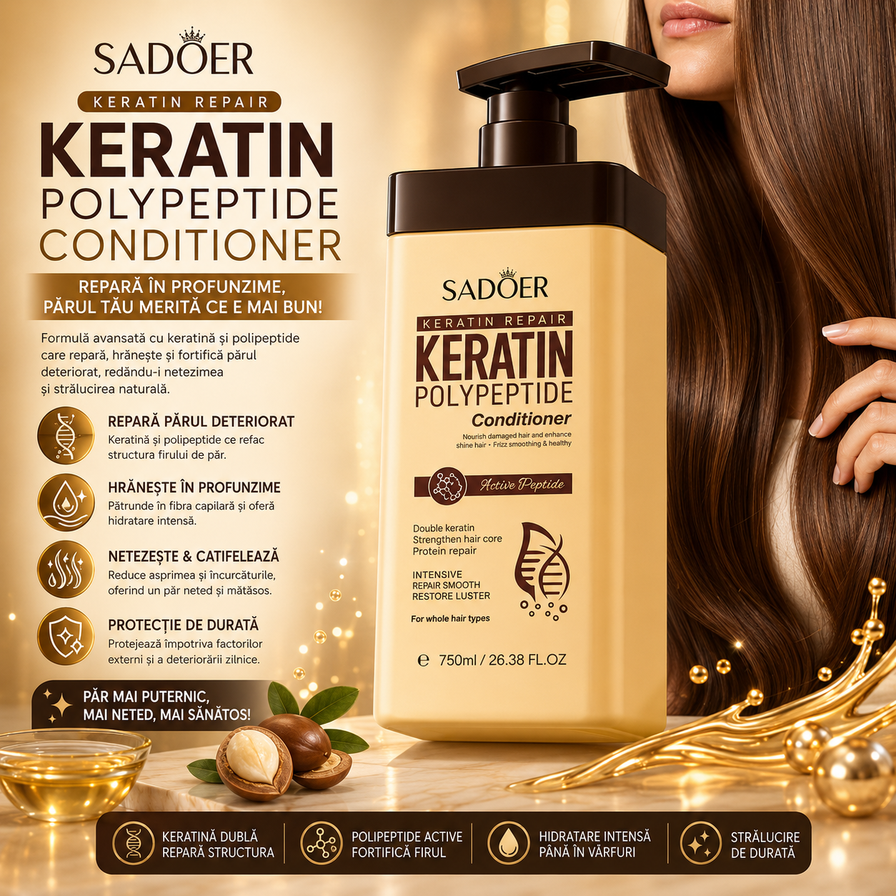 SADOER Keratin Polypeptide Conditioner 750ml SD14078