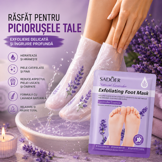 SADOER Mască pentru picioare cu lavandă 35 g