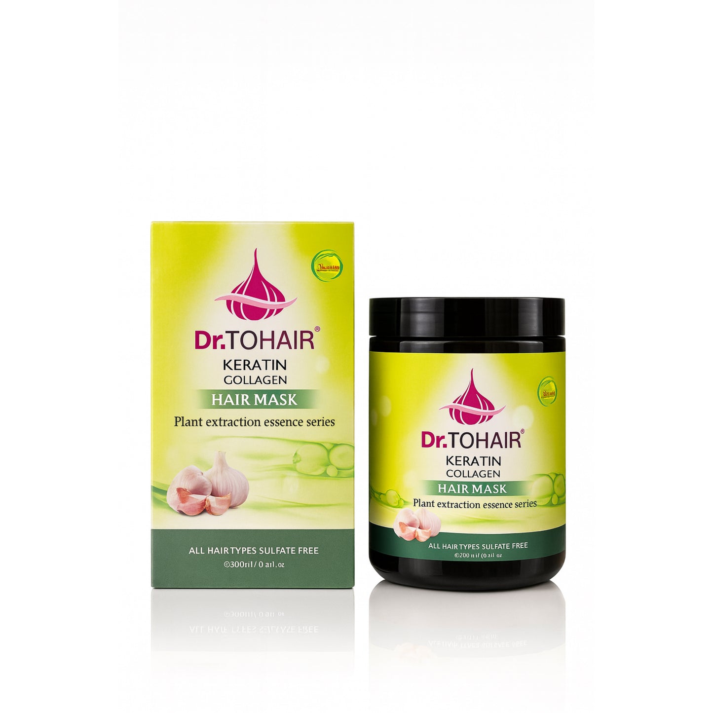 Mască de păr Dr. TOHAIR Keratin & Collagen, 1000 ml