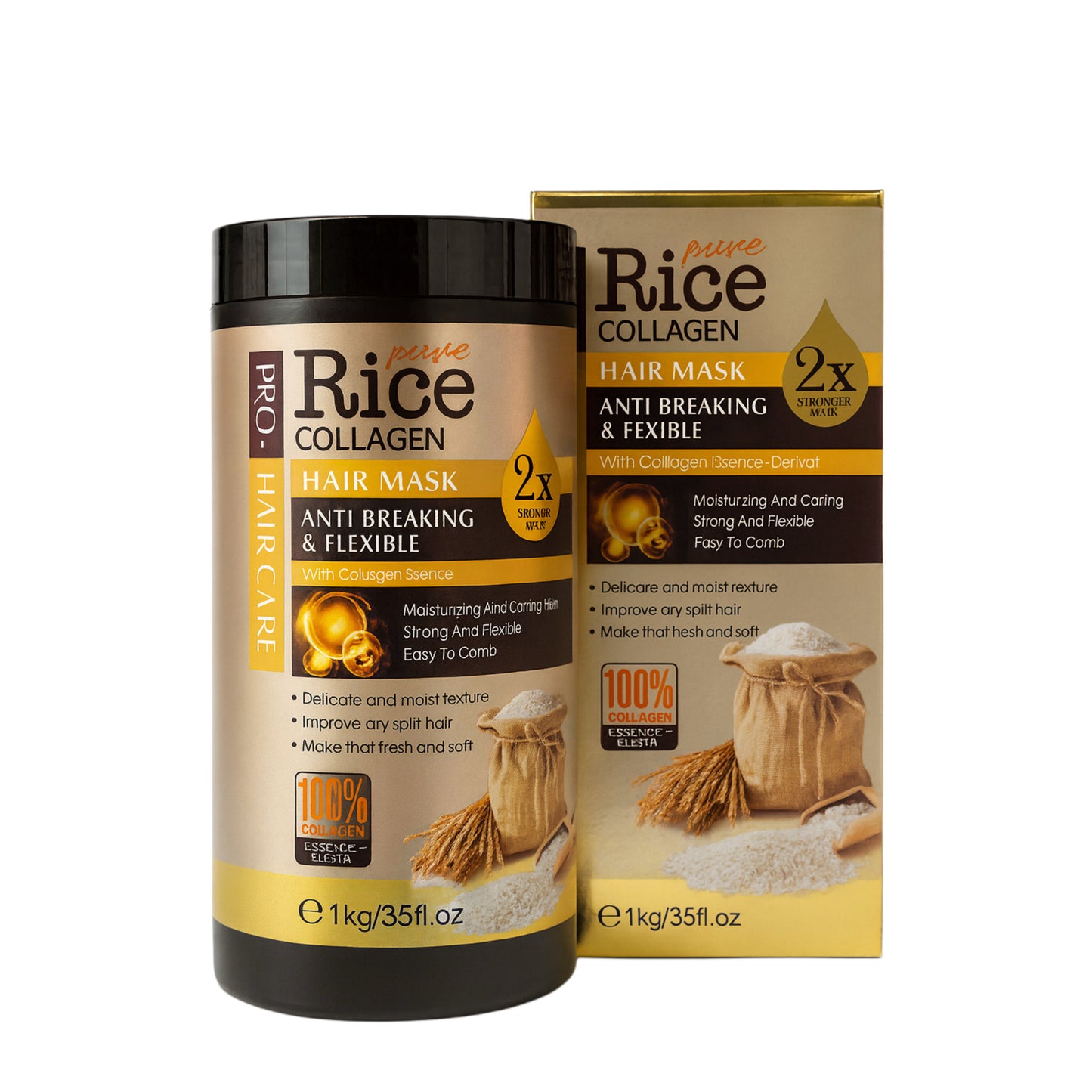 Masca de păr NARY Rice Collagen