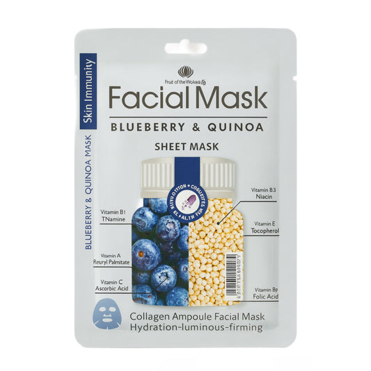 Masca facială Fruit of the Wokali cu afine și quinoa  HA3018