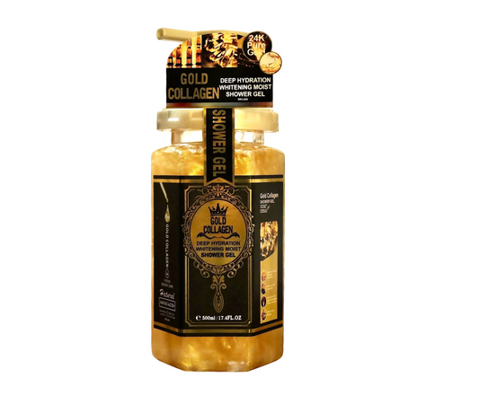 Gel de dus Premium Gold WOKALI cu COLAGEN 500ml WKL6884689/690