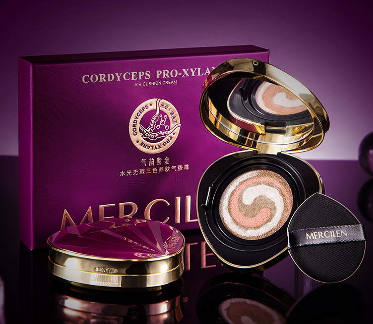 MERCILEN Cordyceps Pro-Xylane – Fond de Ten Cushion Air Cushion Cream MXL2909