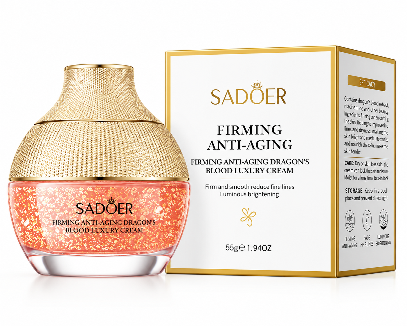 SADOER FIRMING ANTI-AGING DRAGON’S BLOOD – CREMĂ DE FAȚĂ 55 G SD13891