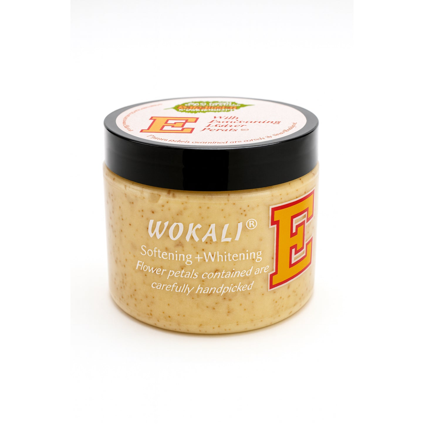 Exfoliant fața și corp Wokali Milk & Whitening Petals Body Scrub