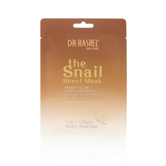 DR. RASHEL The Snail Sheet Mask – Snail & Collagen extract de melc și colagen
