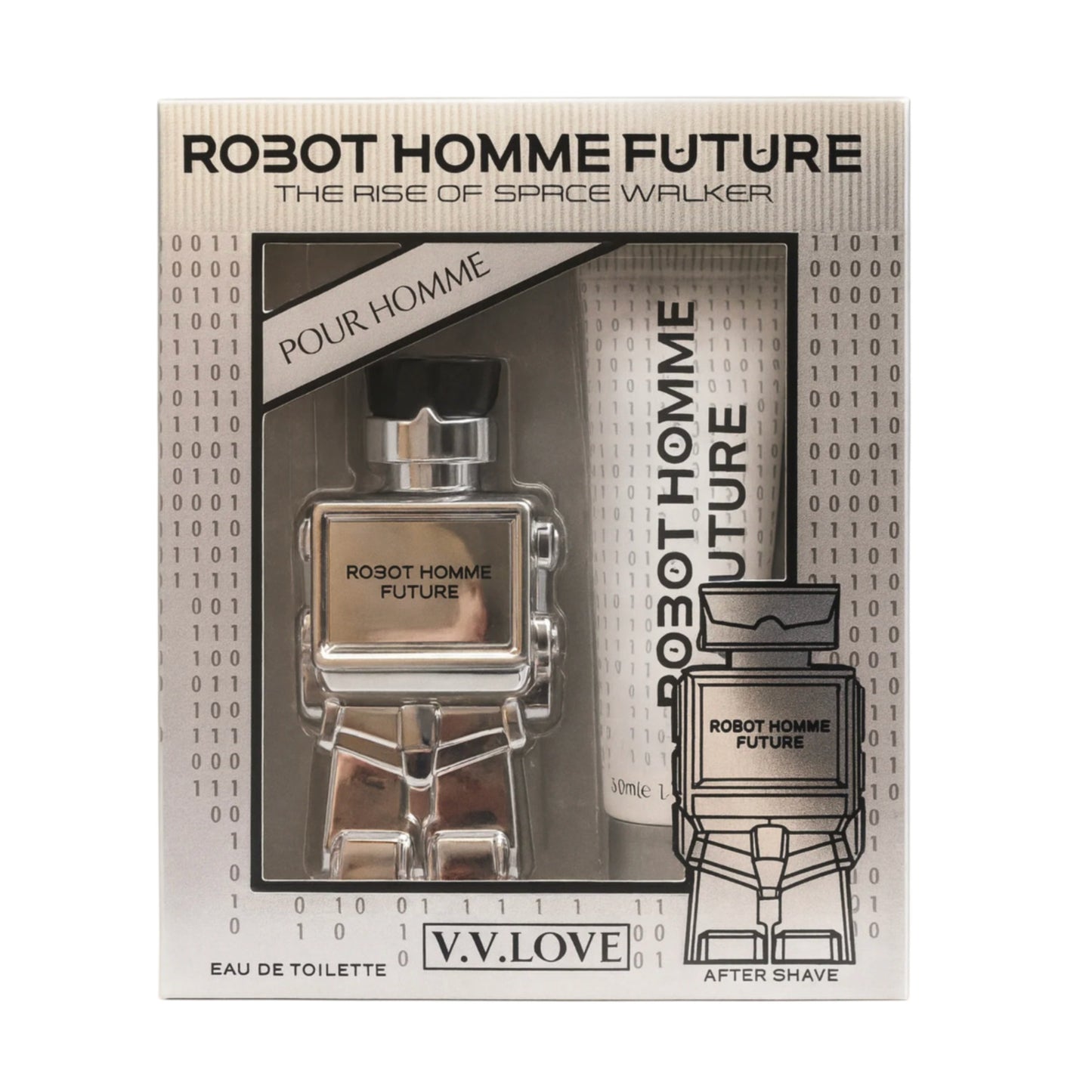 V.V. LOVE Robot Homme Future – The Rise of Space Walker  Eau de Toiletteși un After Shave