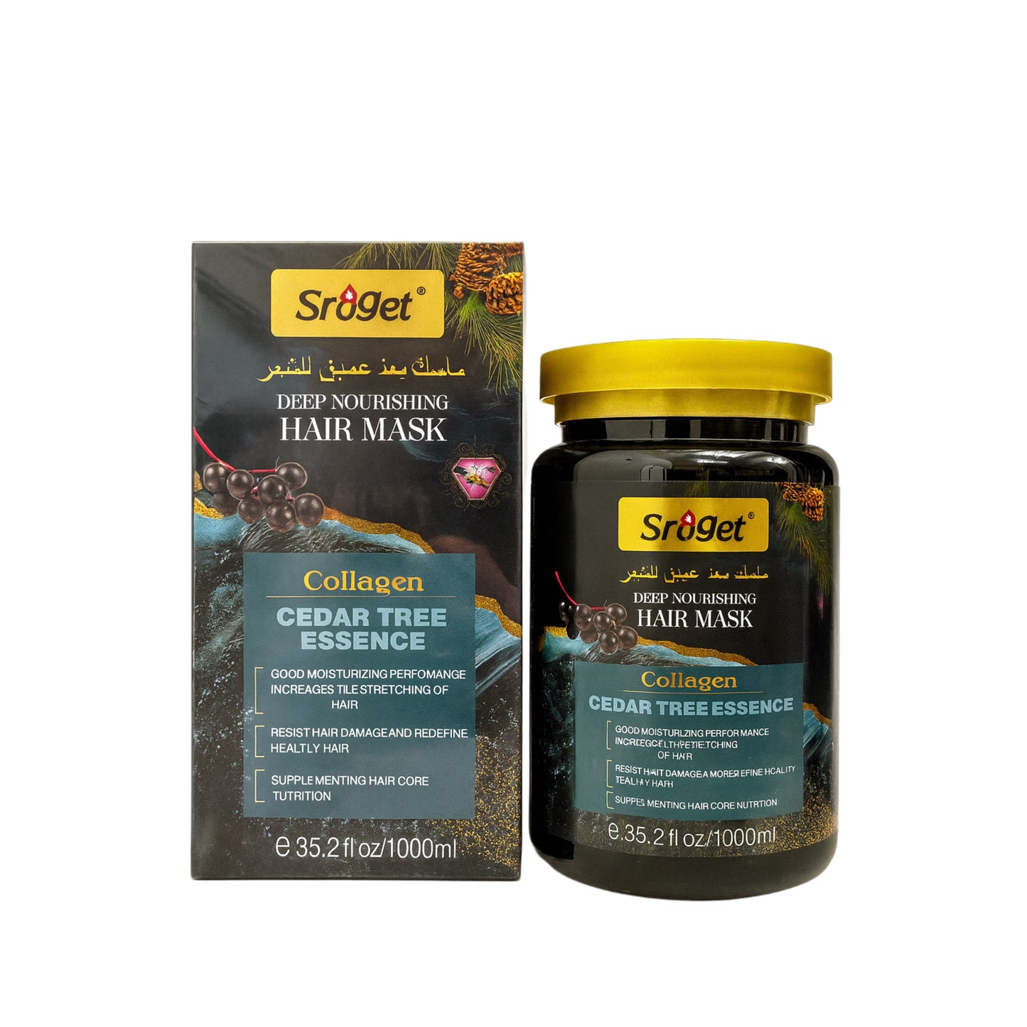 Masca de păr Sroget Collagen Cedar Tree Essence