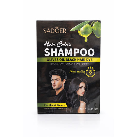 Șampon colorant SADOER Hair Color Shampoo cu ulei de măsline SD12402