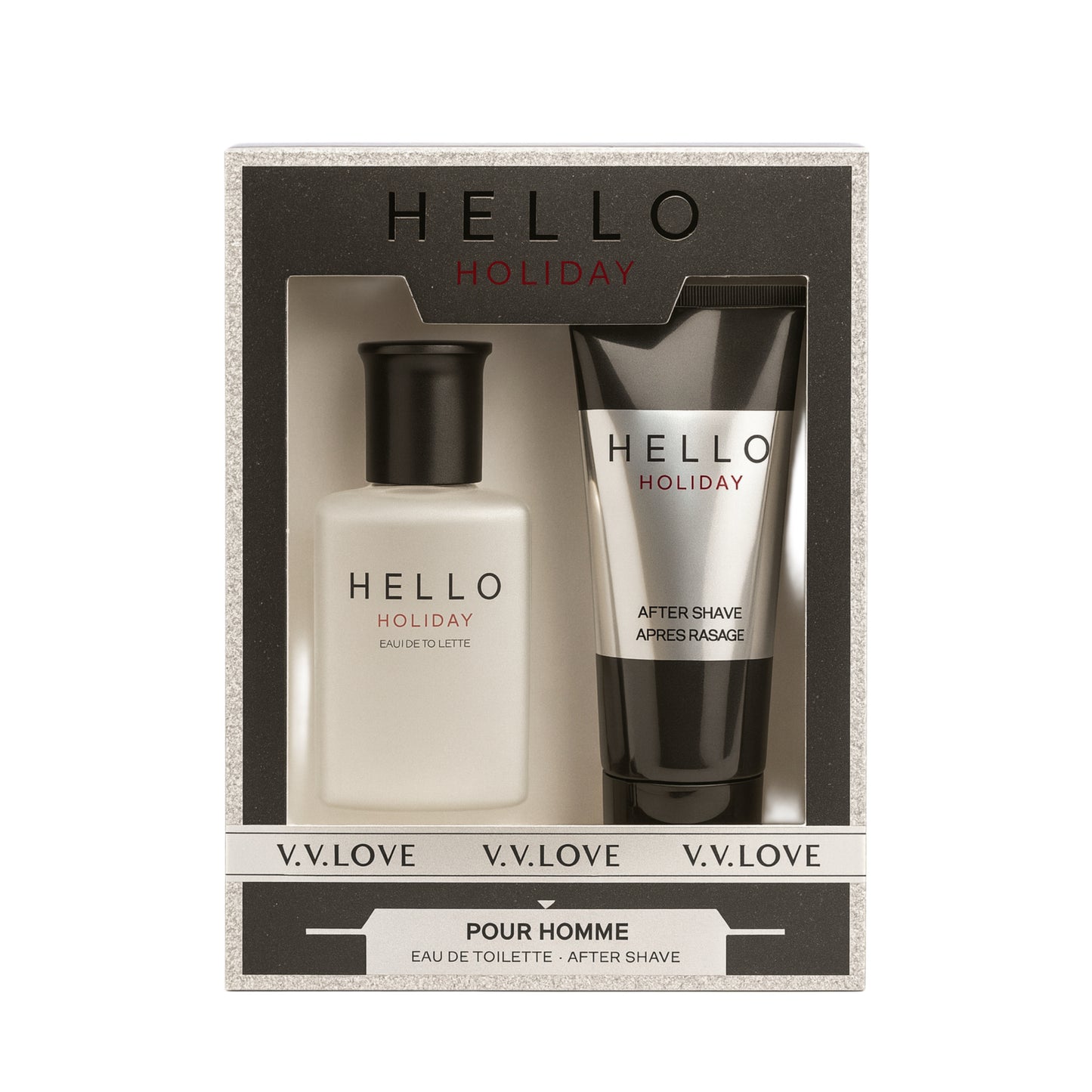 V.V. LOVE Hello Holiday Pour Homme Eau de Toilette și un After Shave