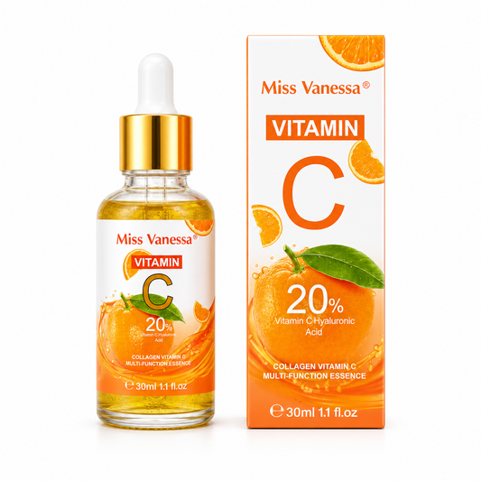 Ser Miss Vanessa Vitamin C 20% cu acid hialuronic și colagen