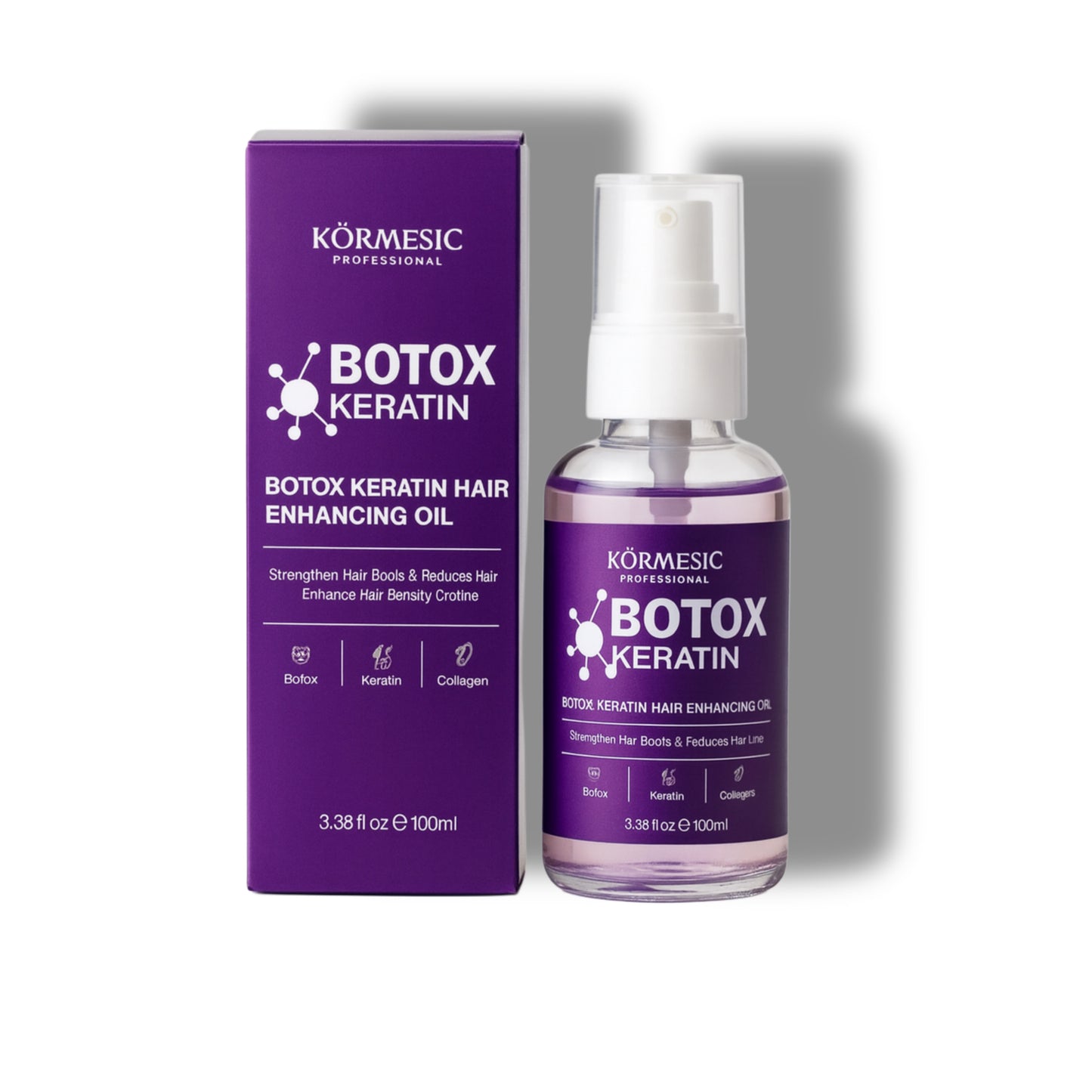 KÖRMESIC PROFESSIONAL – BOTOX KERATIN Ulei pentru Întărirea și Regenerarea Părului 100ml