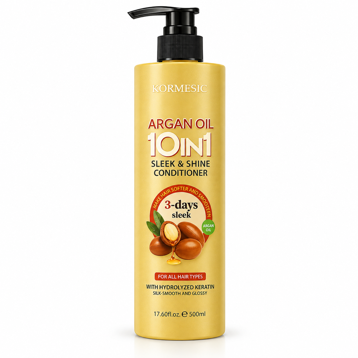 KÖRMESIC ARGAN OIL 10 IN 1 – BALSAM DE PĂR CU ULEI DE ARGAN ȘI KERATINĂ 500 ML