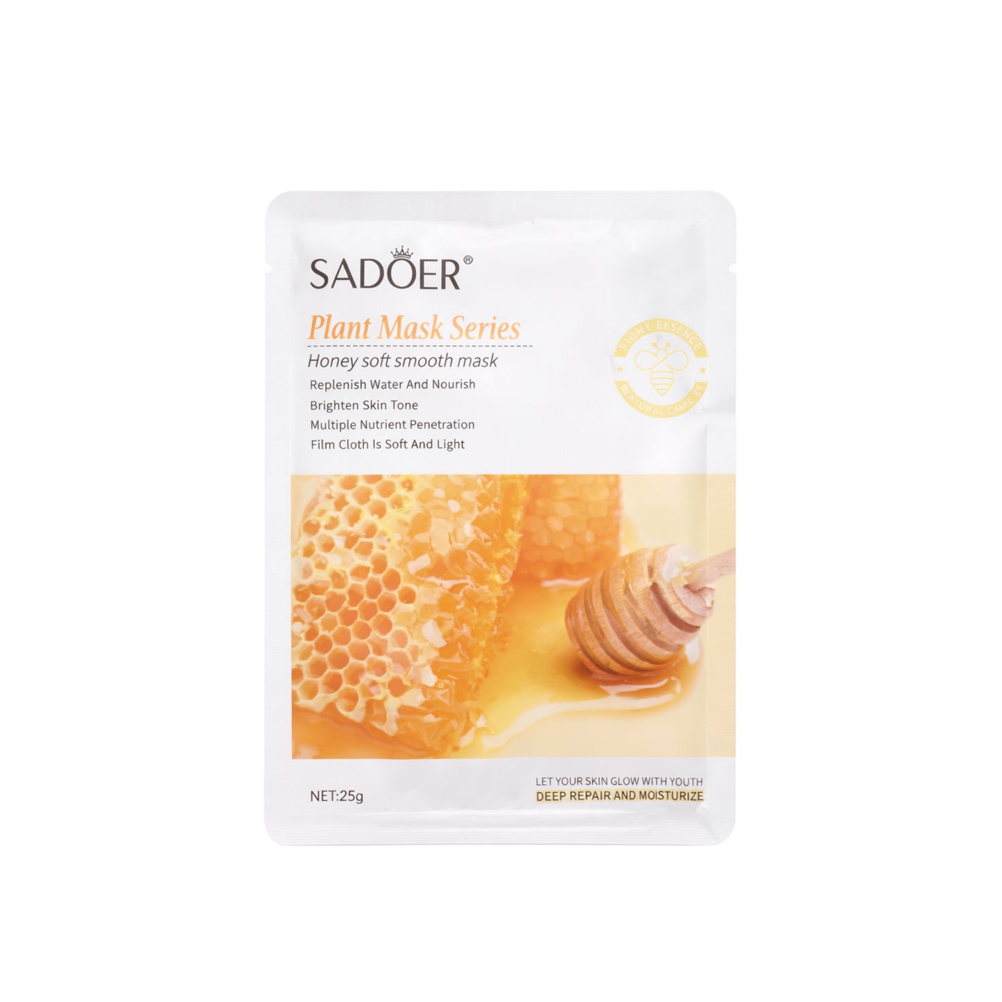 SADOER – PLANT MASK SERIES – HONEY SOFT SMOOTH MASK SD80627