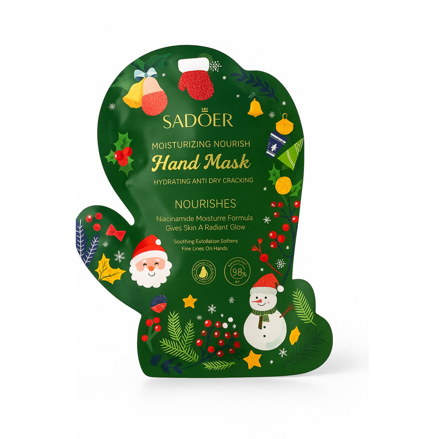 SADOER Mască pentru mâini hidratantă – Ediție de Crăciun 🎄
