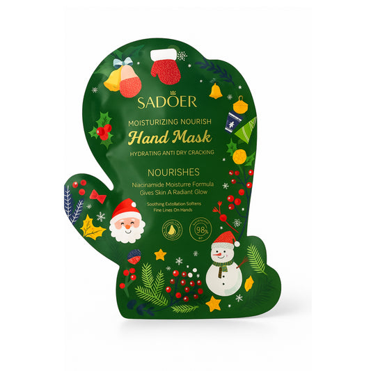 SADOER Mască pentru mâini hidratantă – Ediție de Crăciun 🎄