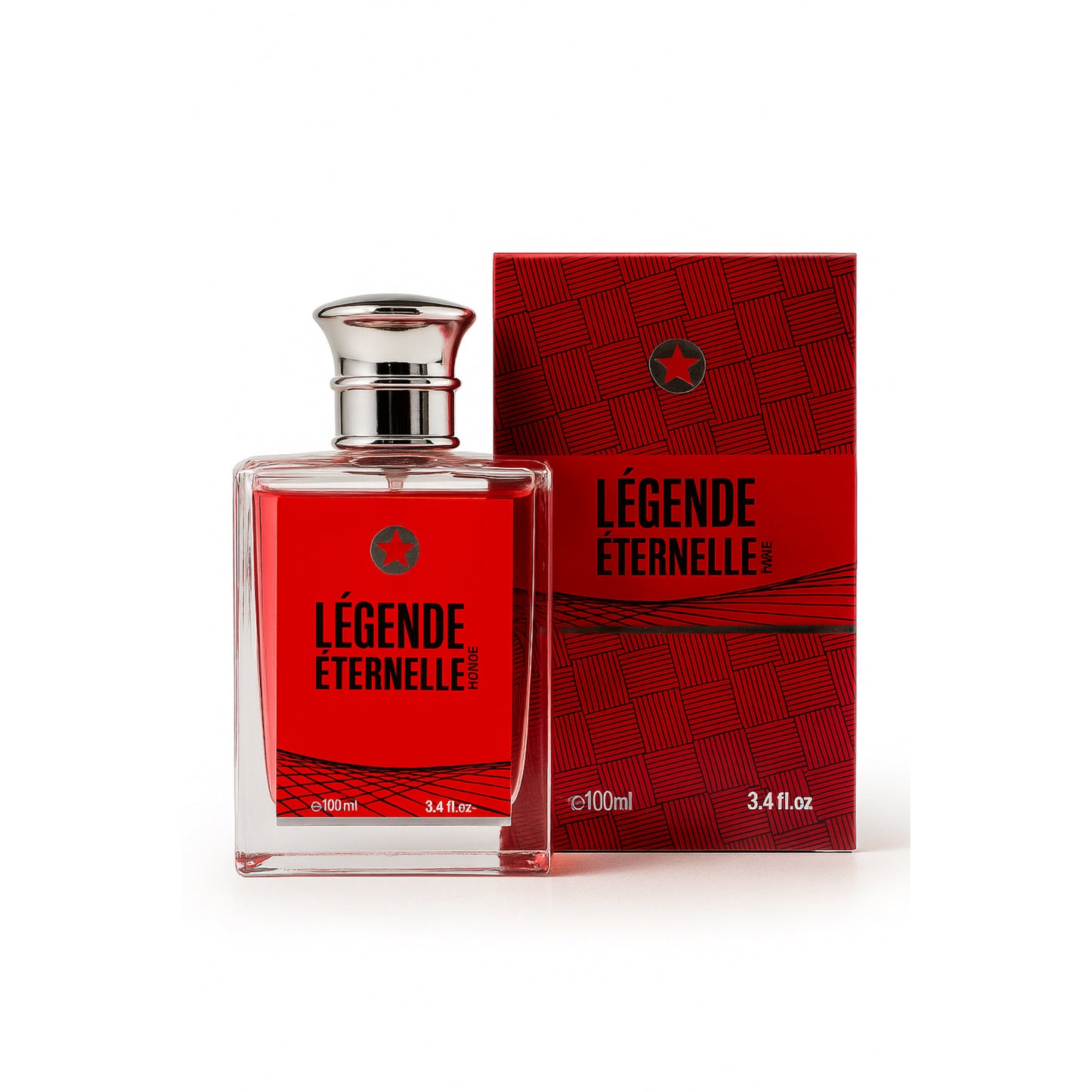 LÉGENDE ÉTERNELLE Homme perfume bottle and red box, 100ml, Import Cosmetice