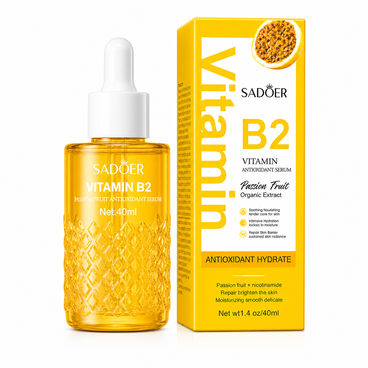 SADOER Vitamin B2 Passion Fruit Antioxidant Serum 40ml