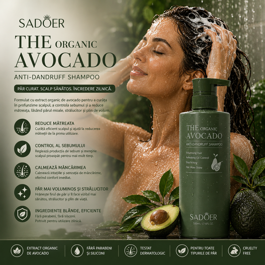 Șampon anti-mătreață Sadoer cu avocado 500 ml. SD11145