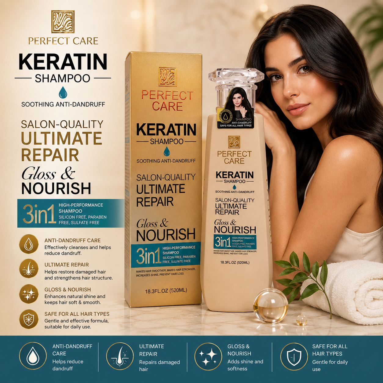 Sampon Fruit of the Wokali cu Keratina 800ml AC100/101/102