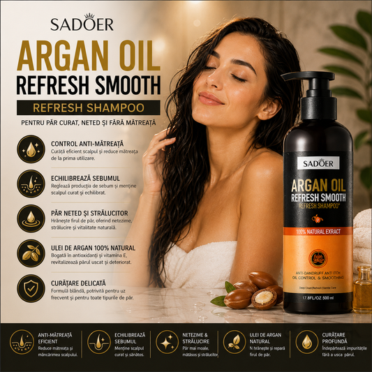 Șampon cu ulei de Argan Sadoer 500 g.  SD88706