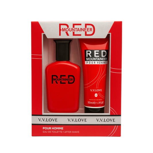 V.V. LOVE Red Mountaineer Pour Homme Eau de Toilette și un After Shave