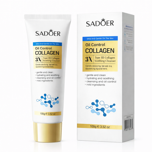 Gel de curățare facială SADOER Collagen Oil Control 3X 100g SD50502