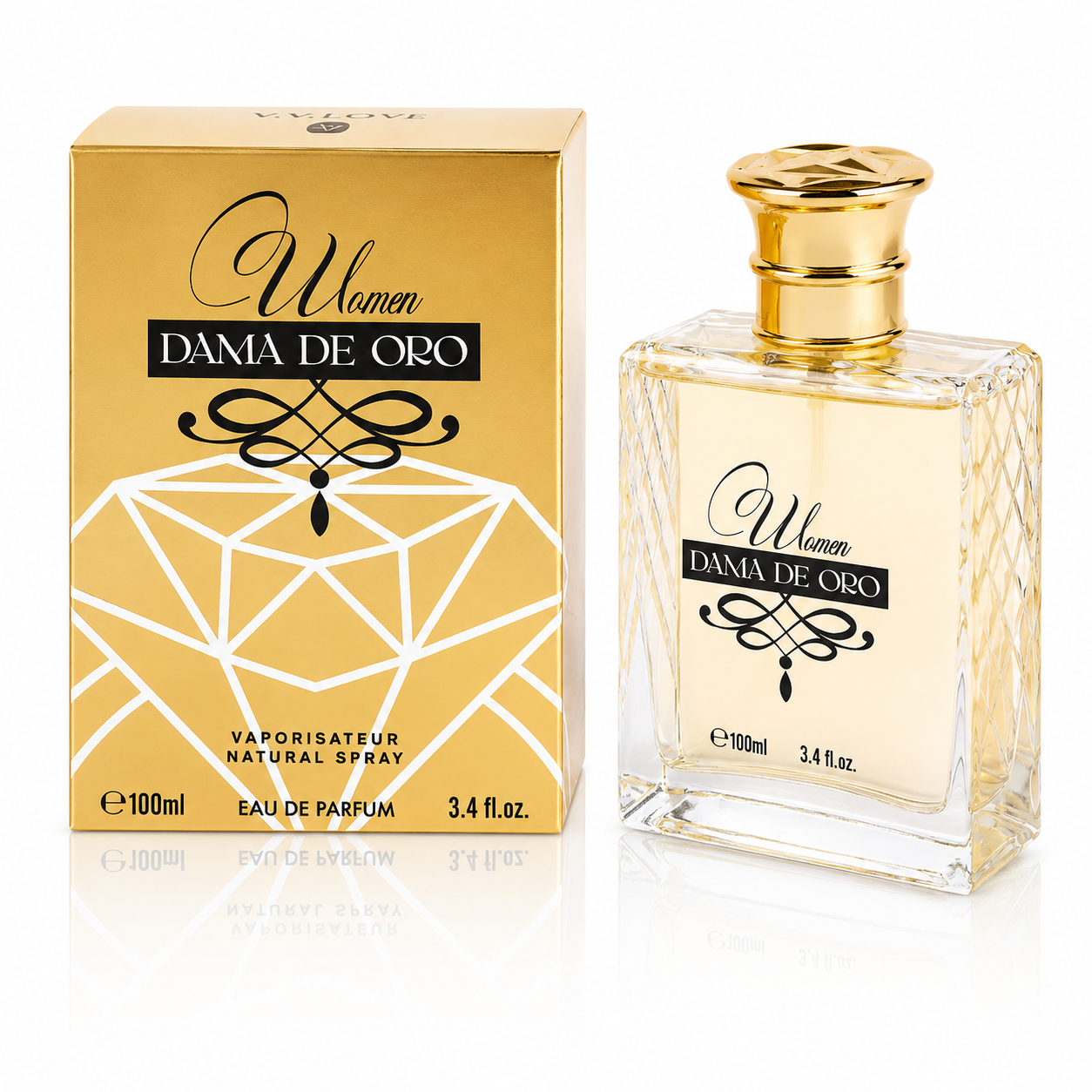 V.V.LOVE DAMA DE ORO EAU DE PARFUM PENTRU FEMEI 100 ML VL8901-11