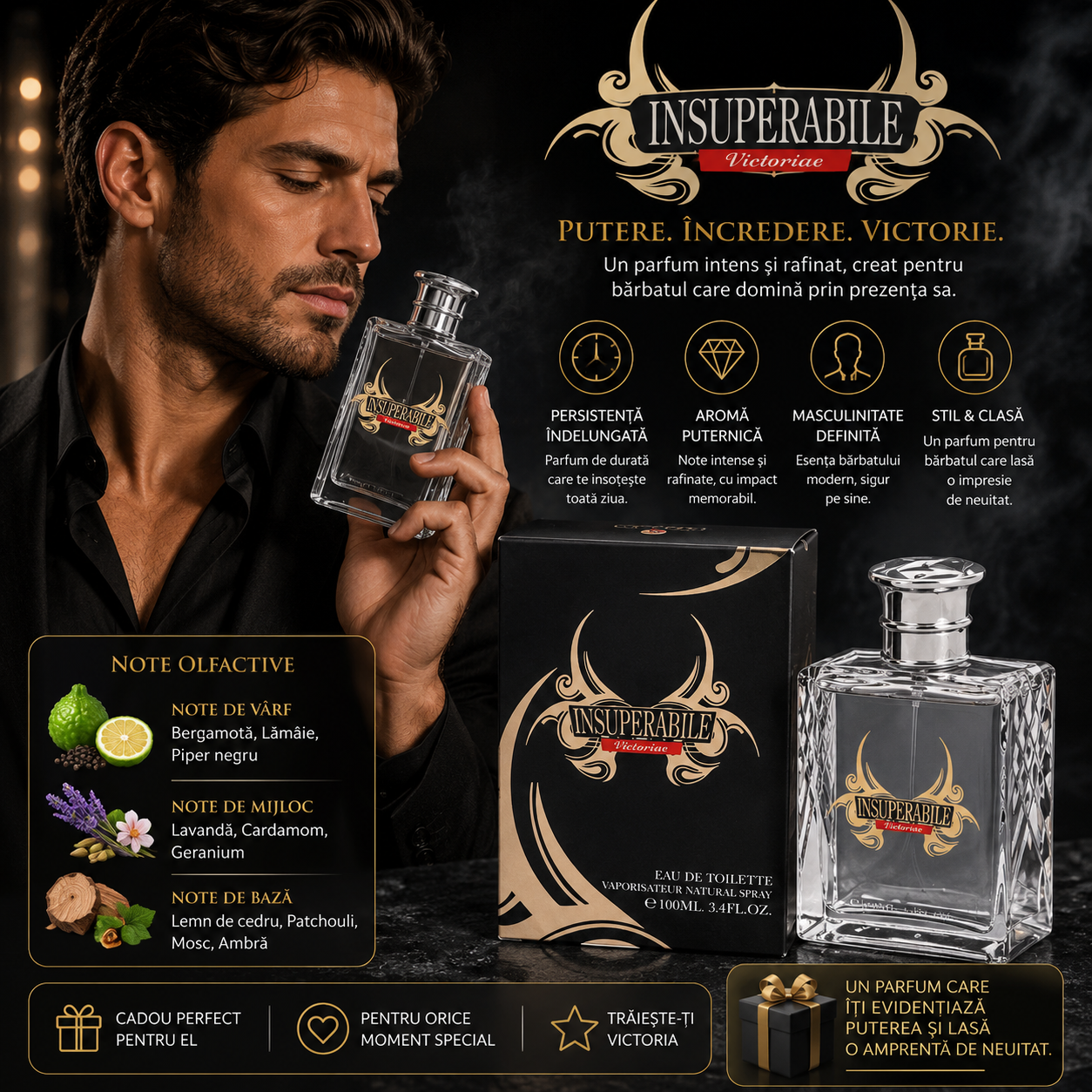 V.V.LOVE INSUPERABILE VICTORIAE EAU DE TOILETTE PENTRU BĂRBAȚI 100 ML VL9801-42
