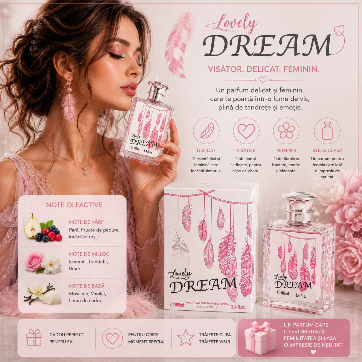 V.V.LOVE LOVELY DREAM EAU DE PARFUM PENTRU FEMEI 100 ML VL8901-9