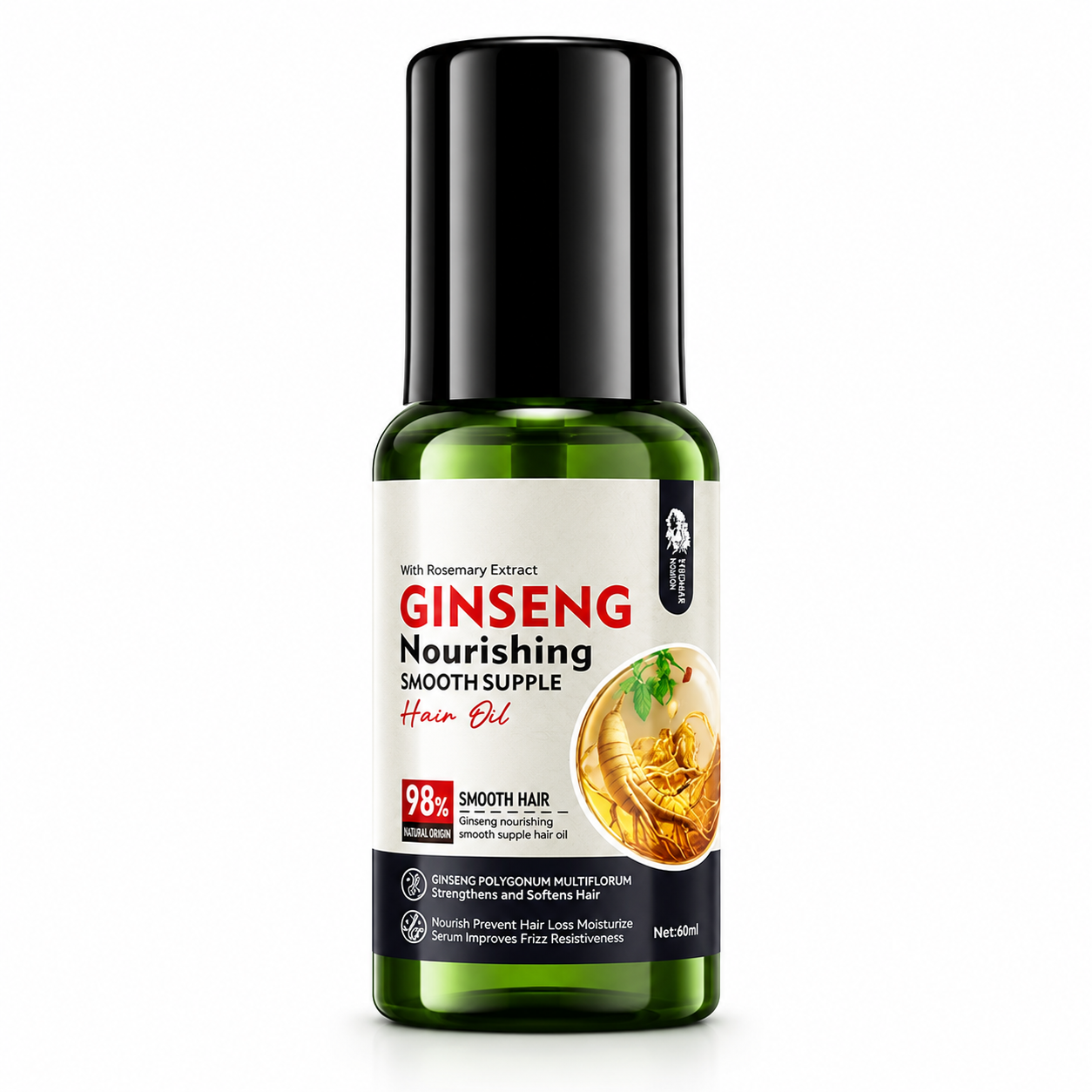 SADOER ULEI PENTRU PĂR CU EXTRACT DE GINSENG 60 ML SD74225