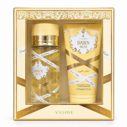 V.V.LOVE DAWN MUSE FRAGRANCE GIFT SET Spray parfumat 100ML + Loțiune parfumată 75ML