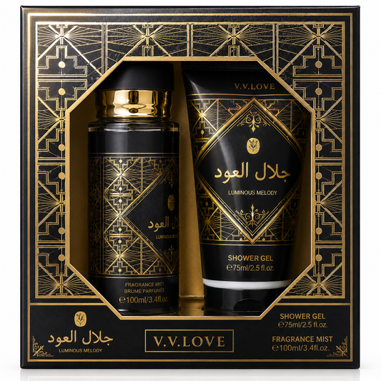 V.V.LOVE LUMINOUS MELODY GIFT SET Fragrance Mist 100ML + Shower Gel 75ML.