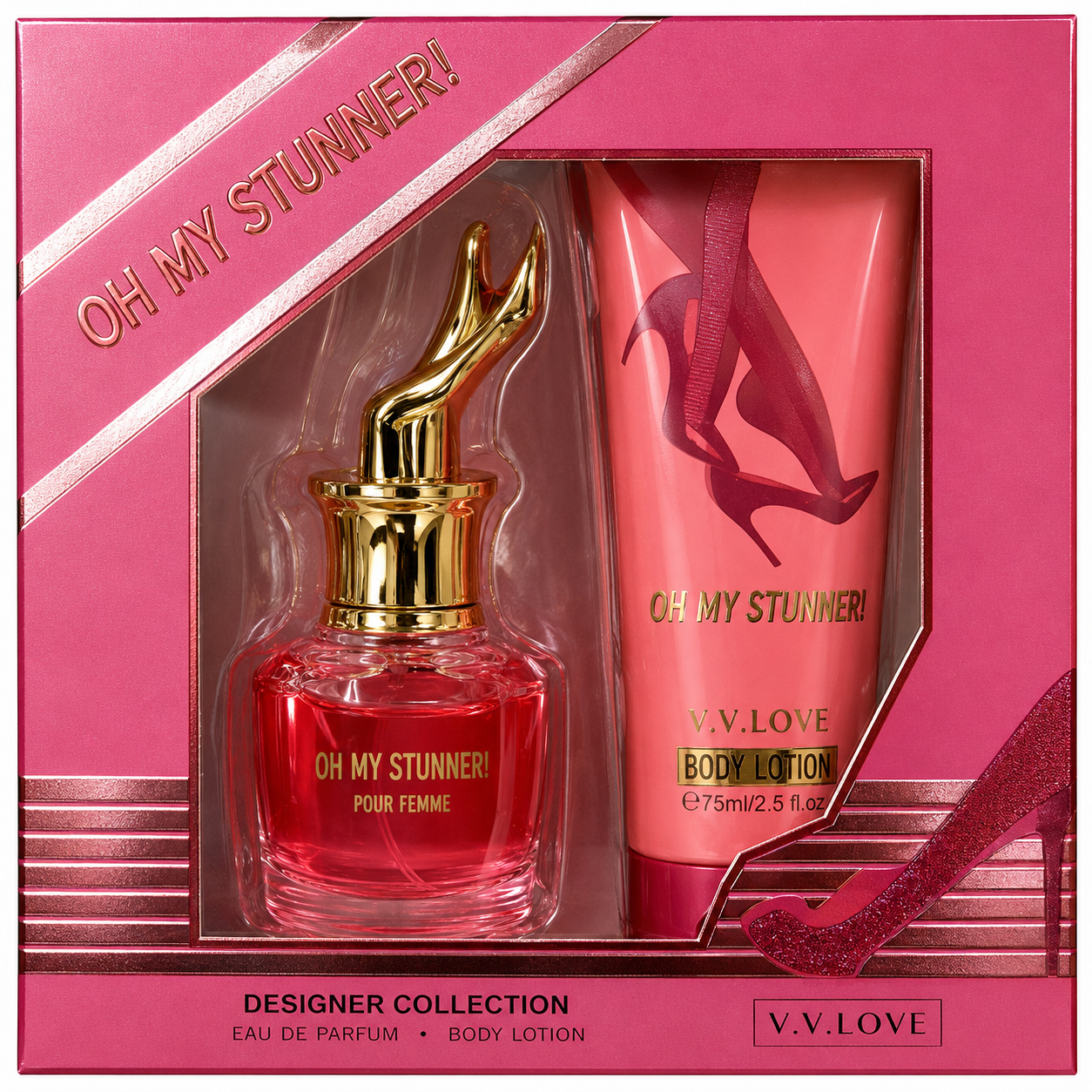 V.V.LOVE OH MY STUNNER! GIFT SET Eau de Parfum + Body Lotion.