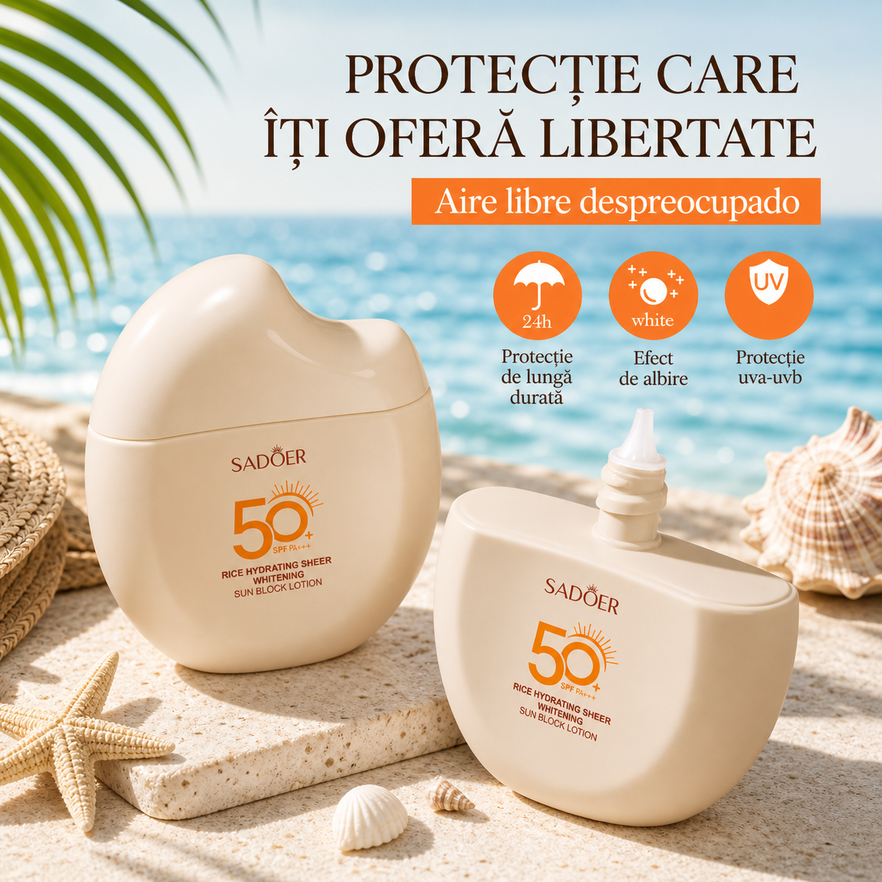 SADOER Rice Extraction Whitening SPF 50+ 60g SD51615