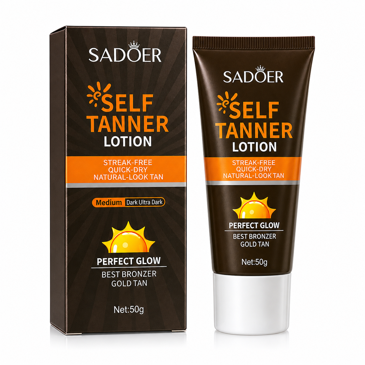 SADOER Self Tanner Lotion Perfect Glow 50g SD50820