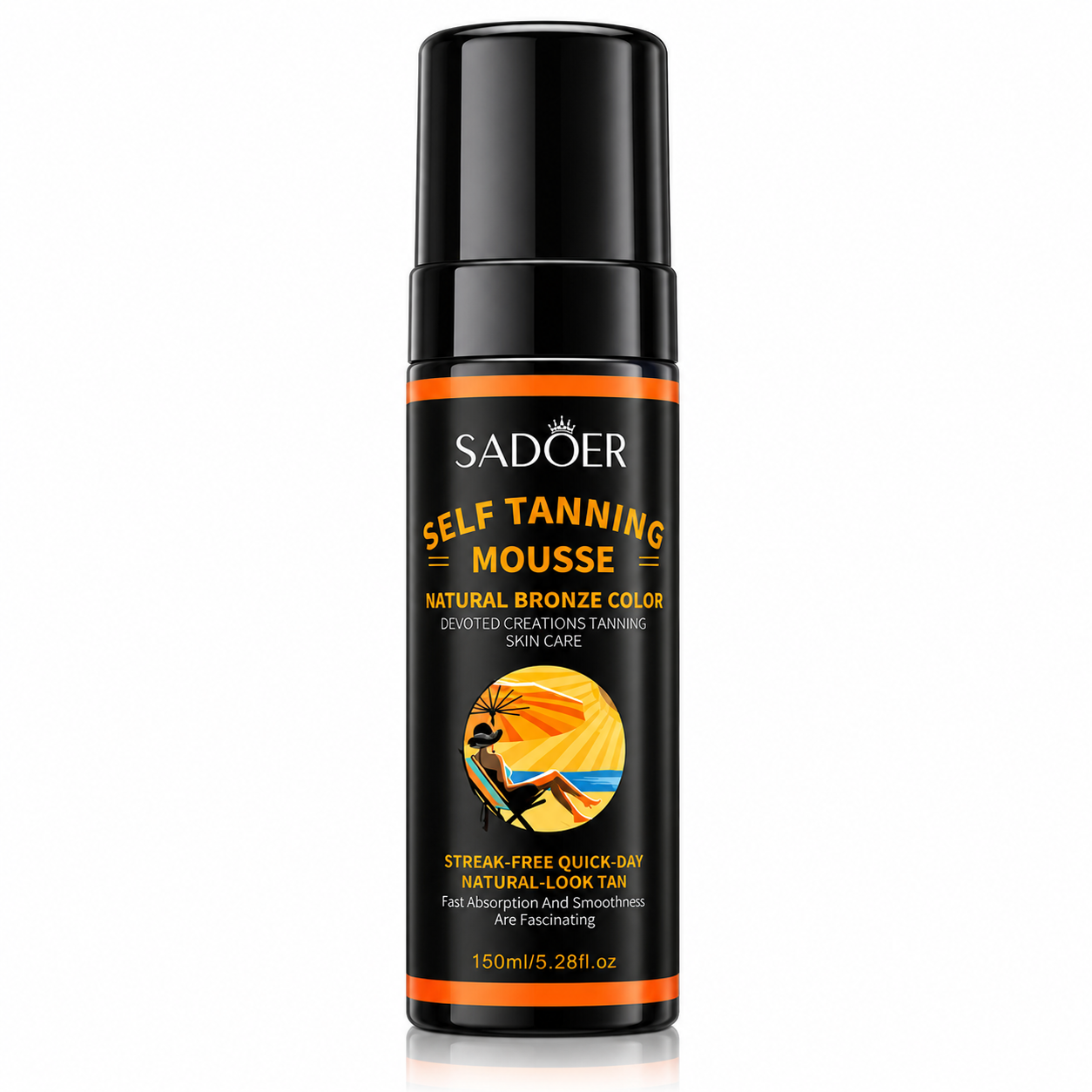 SADOER Self Tanning Mousse Natural Bronze Color 150ml SD17949