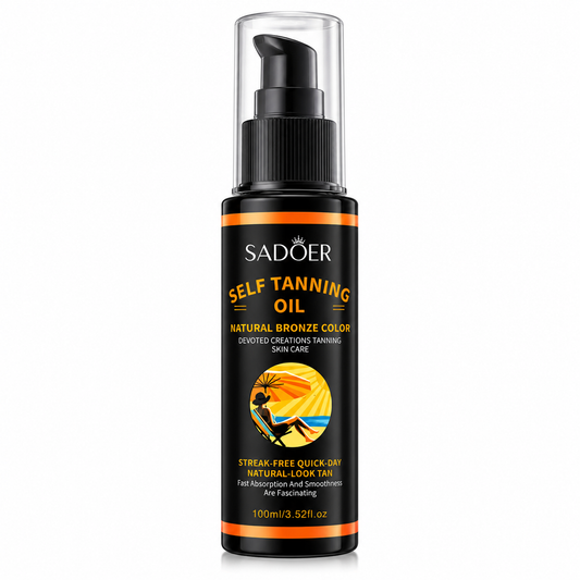 SADOER Self Tanning Oil Natural Bronze Color 100ml SD17956